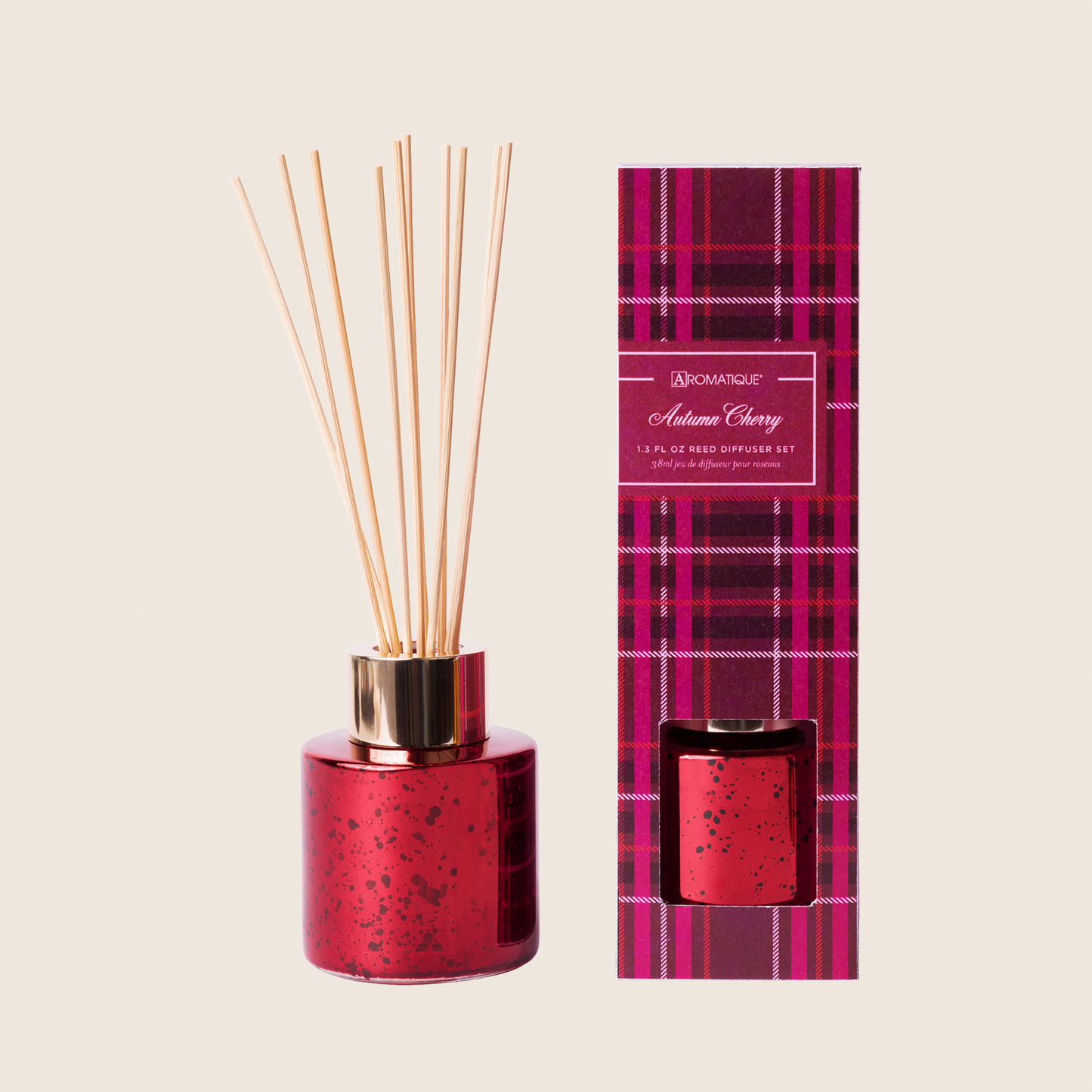 Autumn Cherry - Plaid Mini Reed Diffuser