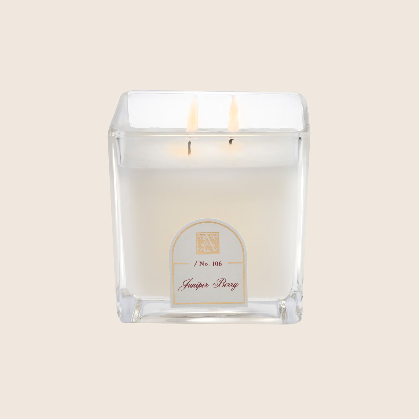 Juniper Berry - Cube Glass Candle