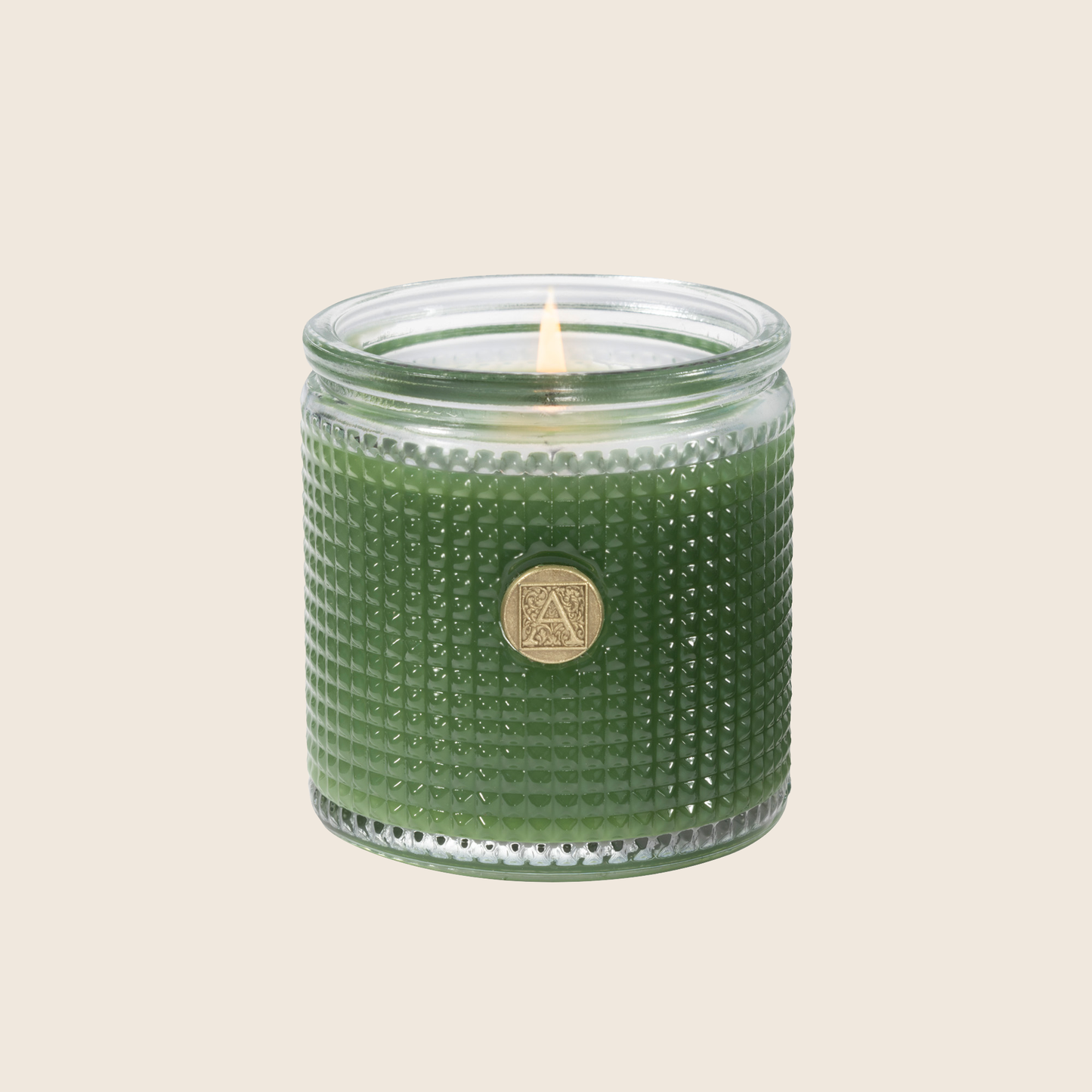Mistletoe Mandarin - Elegant Essentials - Textured Glass Candle