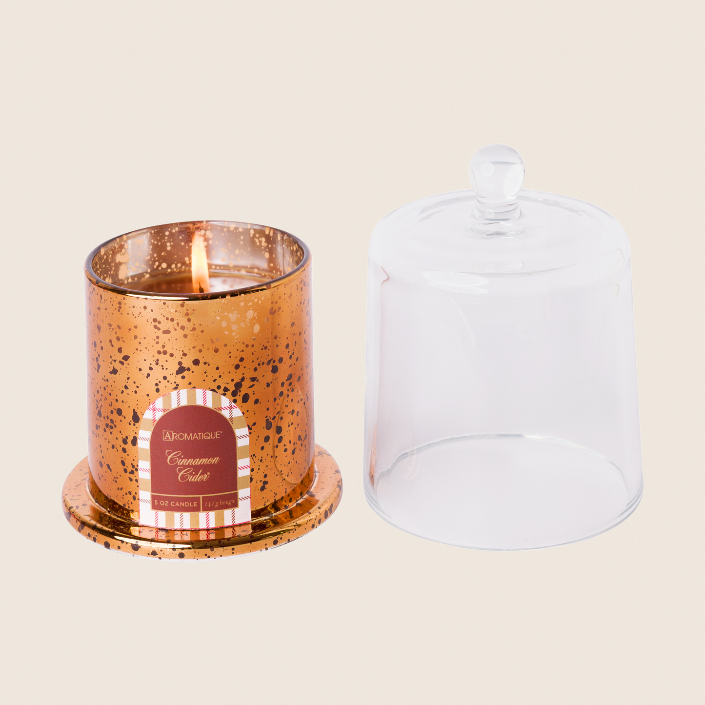 Cinnamon Cider - Plaid Cloche Candle