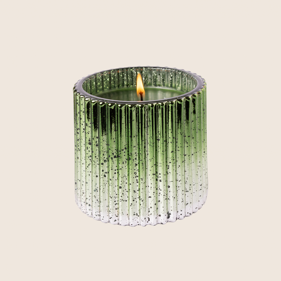 The Smell of Tree - Plaid Ribbed Glass Candle