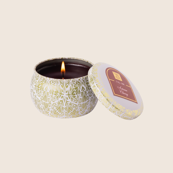 Autumn Cherry - Printed Travel Tin