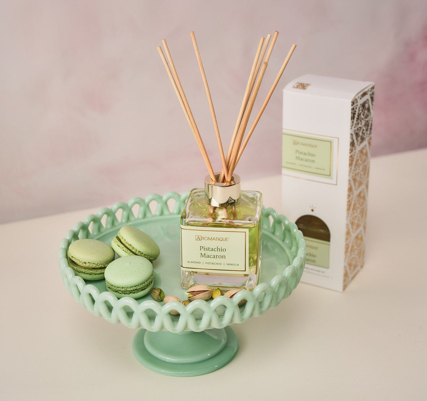 Pistachio Macaron - Reed Diffuser Set