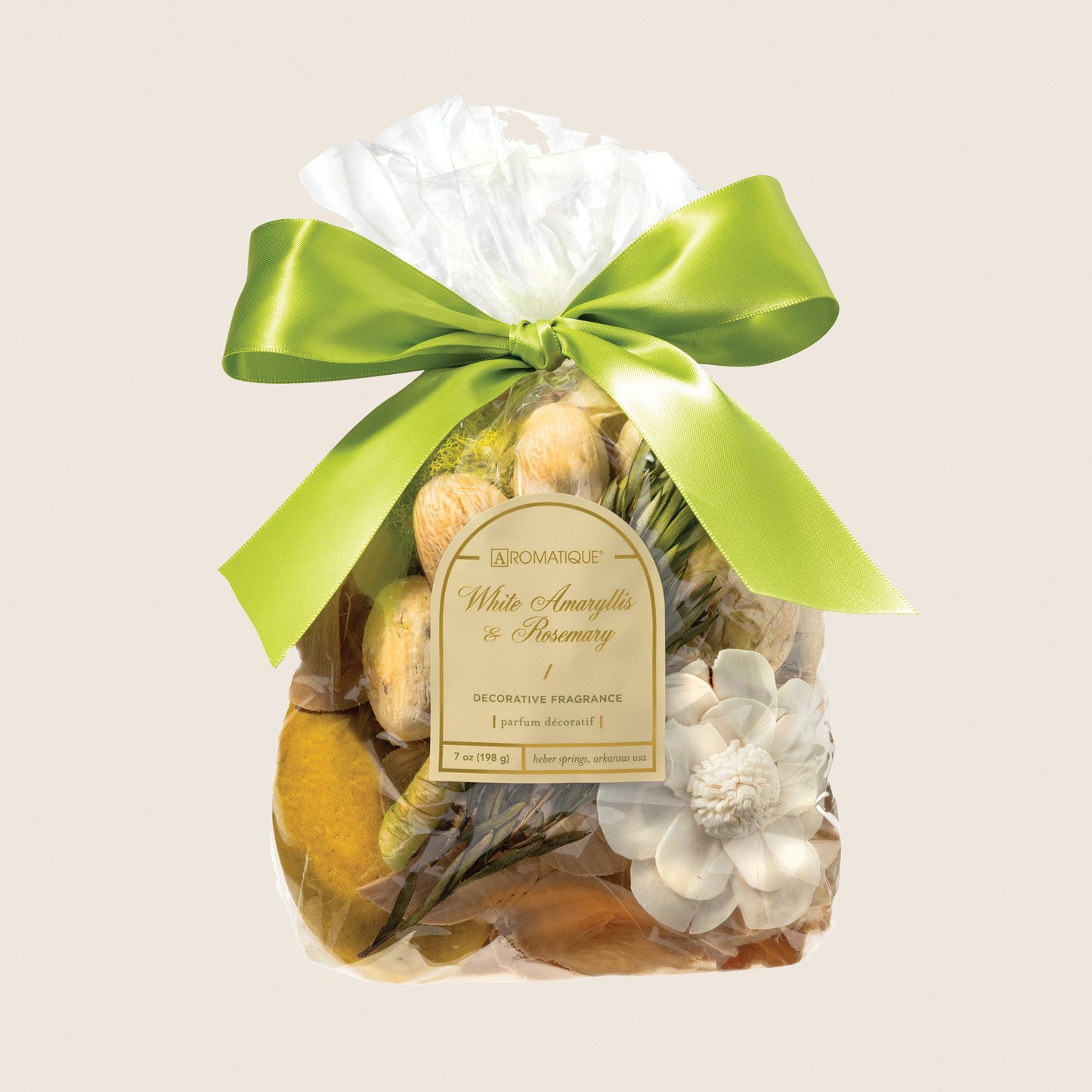 White Amaryllis & Rosemary - Standard Decorative Fragrance Bag