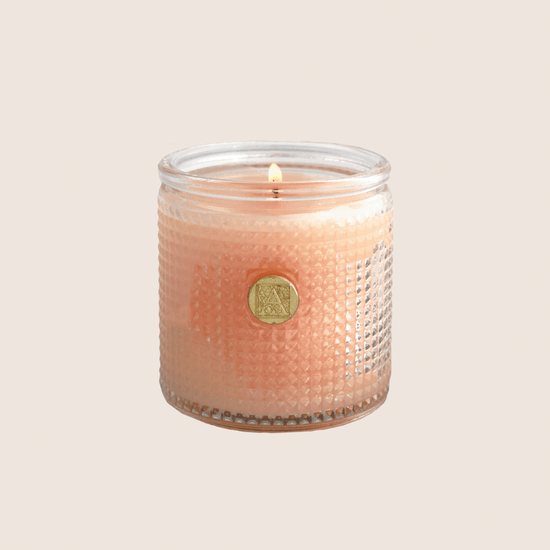 Tangerine Dreams - Elegant Essentials - Textured Glass Candle