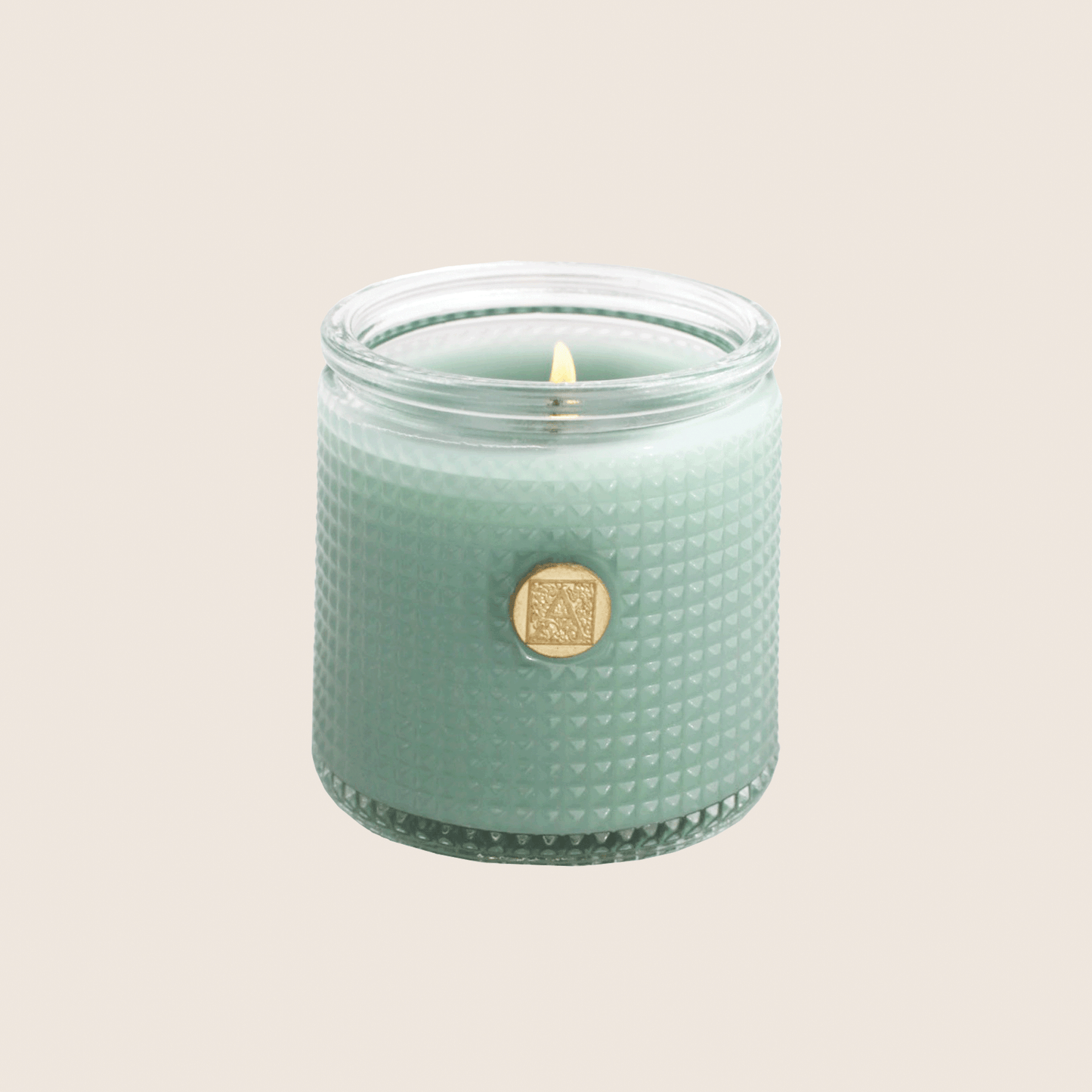 Silver Eucalyptus - Elegant Essentials - Textured Glass Candle