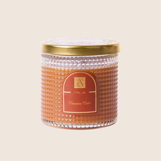 Cinnamon Cider - Textured Glass Candle