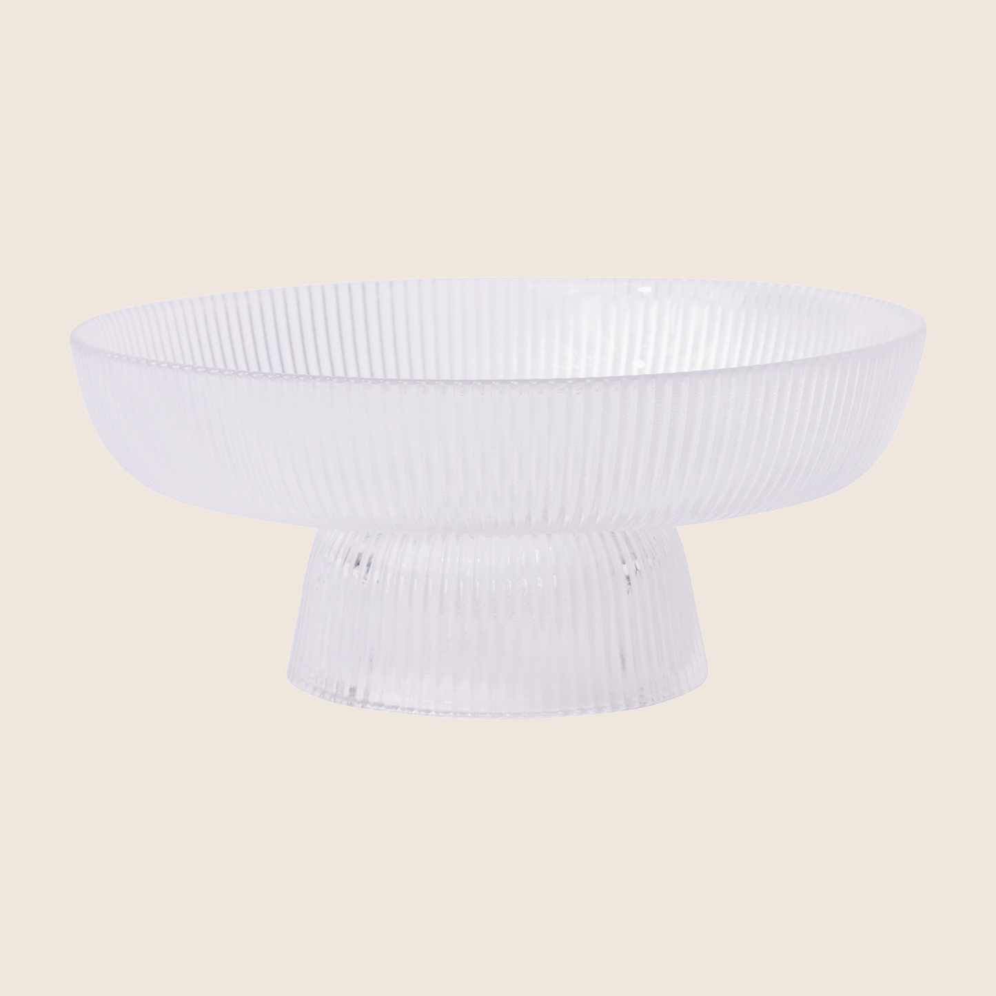 Ribbed Glass Decorative Fragrance Bowl - Aroma Accessories