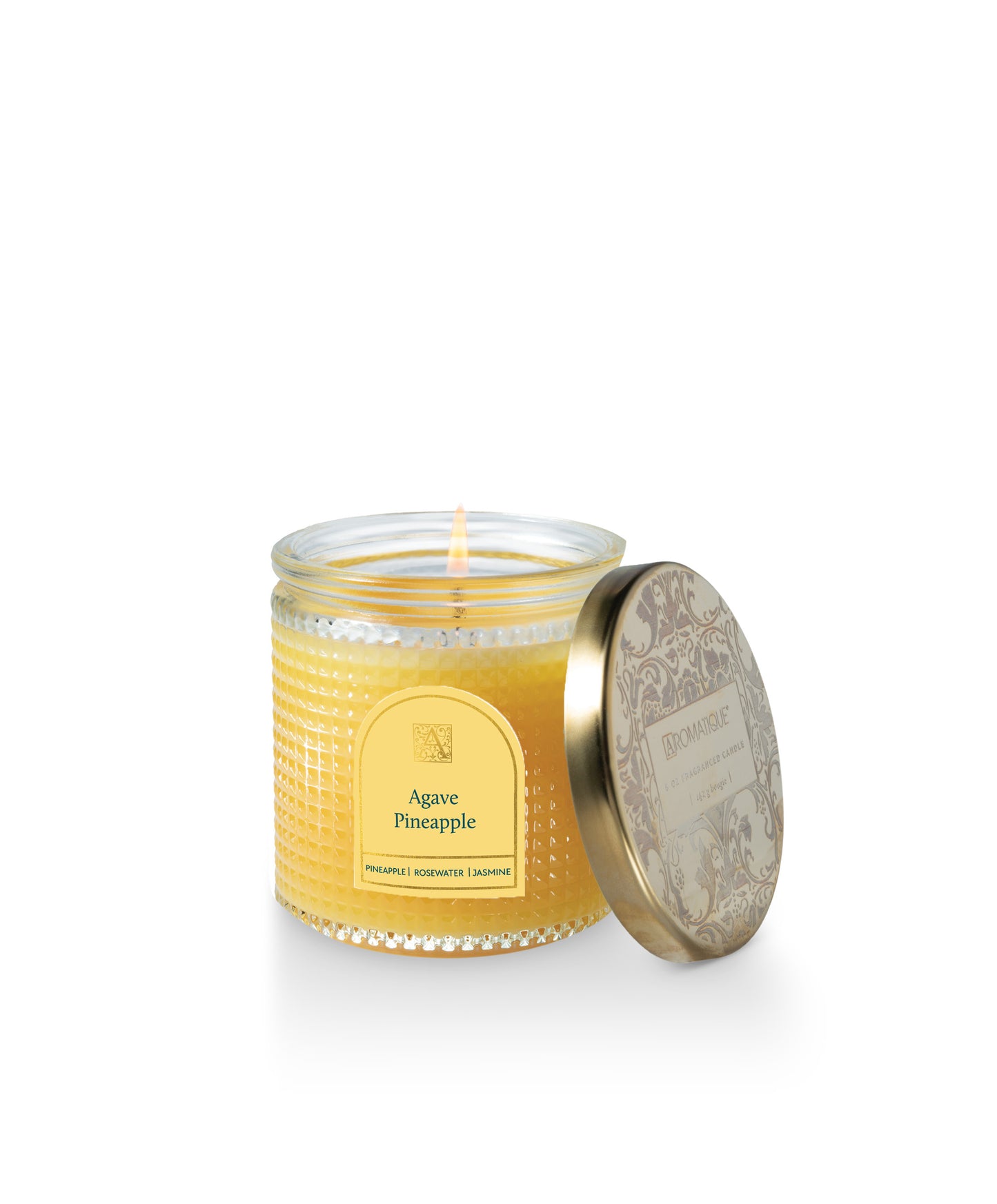 Agave Pineapple - Textured Glass Candle