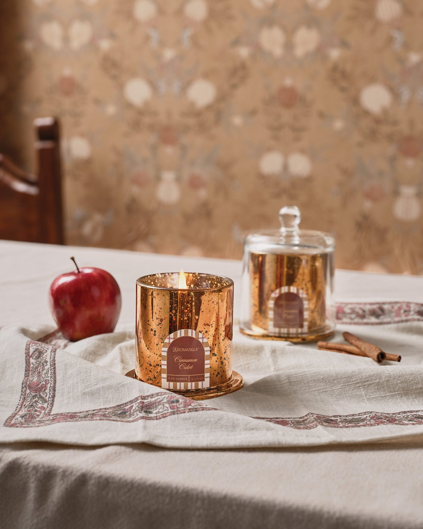 Cinnamon Cider - Plaid Cloche Candle