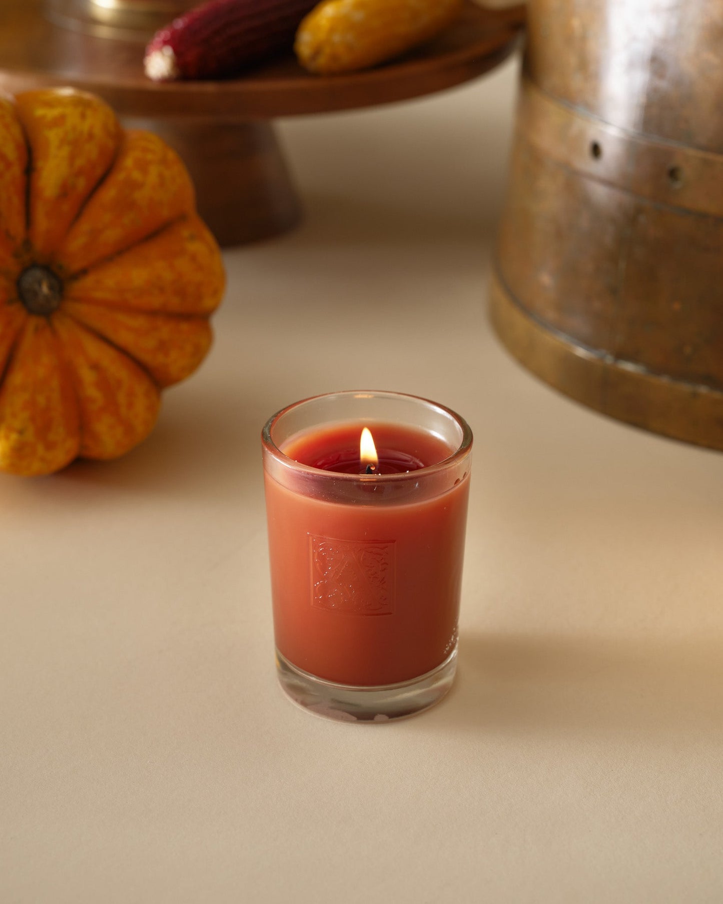 Pumpkin Spice - Votive Glass Candle - 12 EA