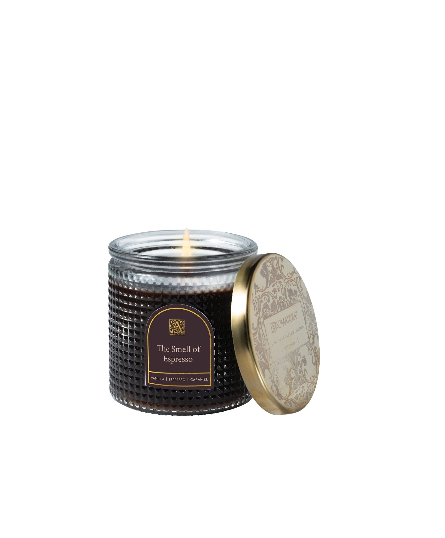 The Smell of Espresso - Textured Glass Candle