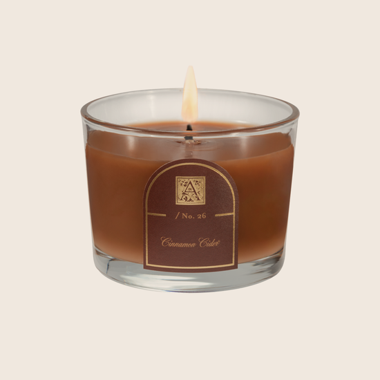 Load image into Gallery viewer, Cinnamon Cider - Petite Tumbler Glass Candle
