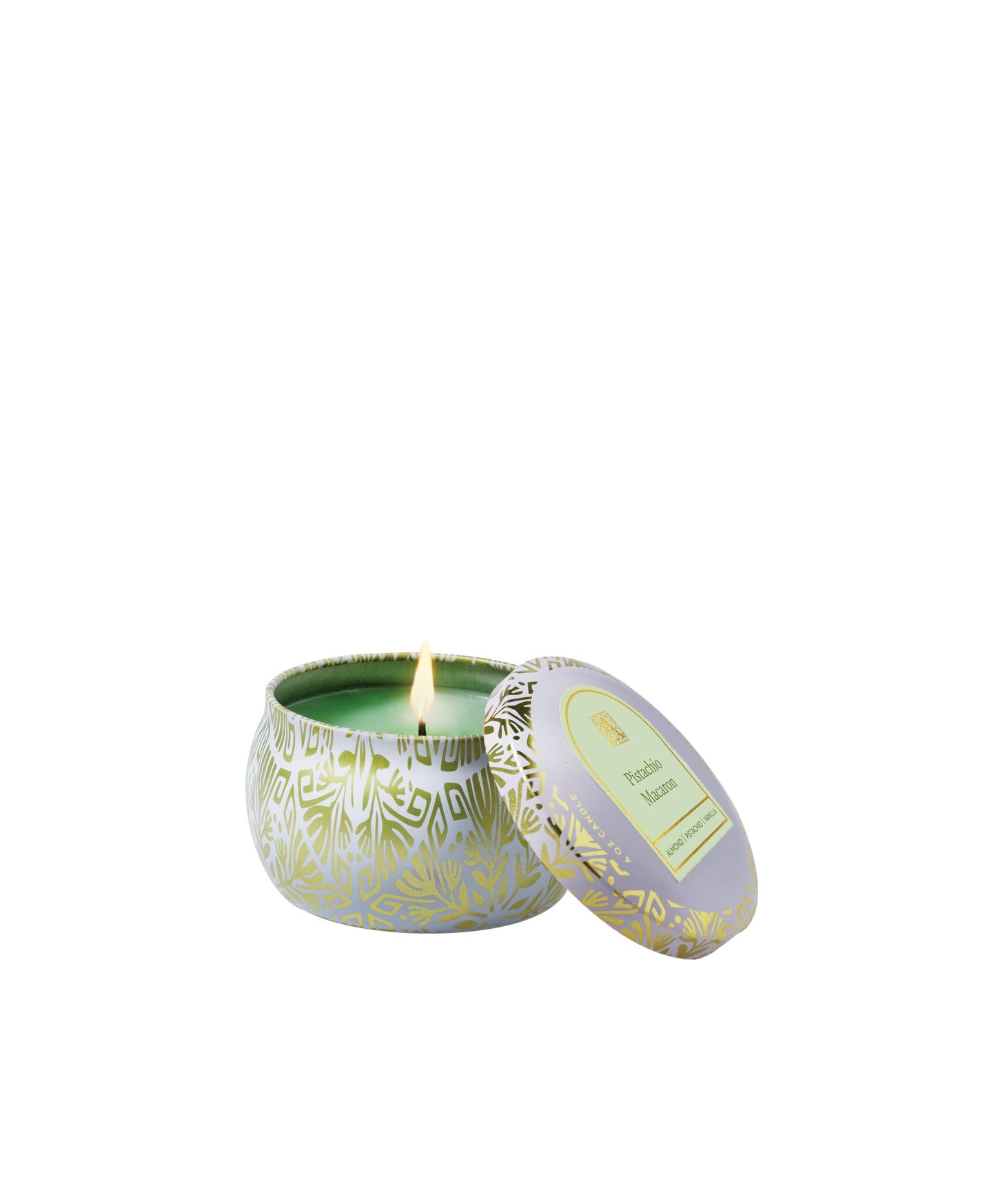 Pistachio Macaron - Tin Candle