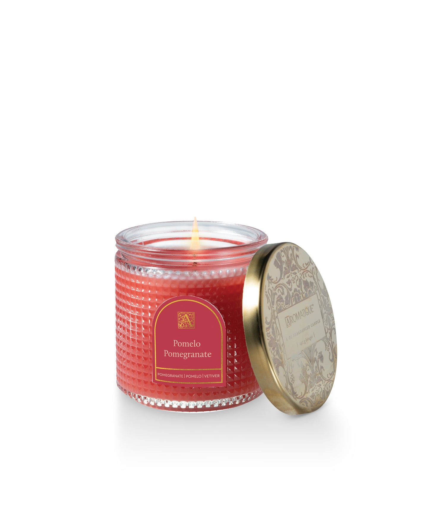 Pomelo Pomegranate - Textured Glass Candle