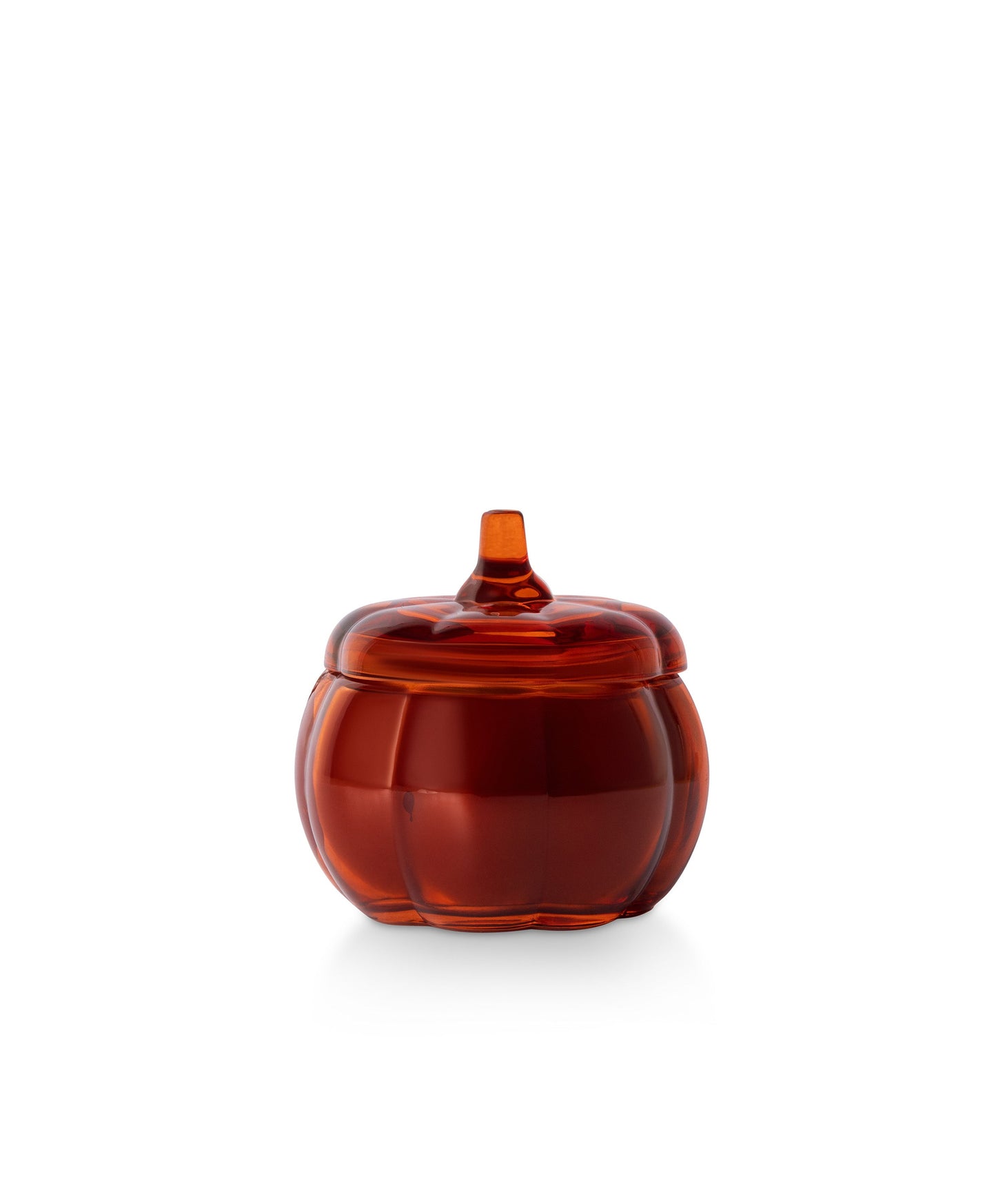 Pumpkin Spice - Pumpkin Glass Candle w/Lid - Plaid Collection
