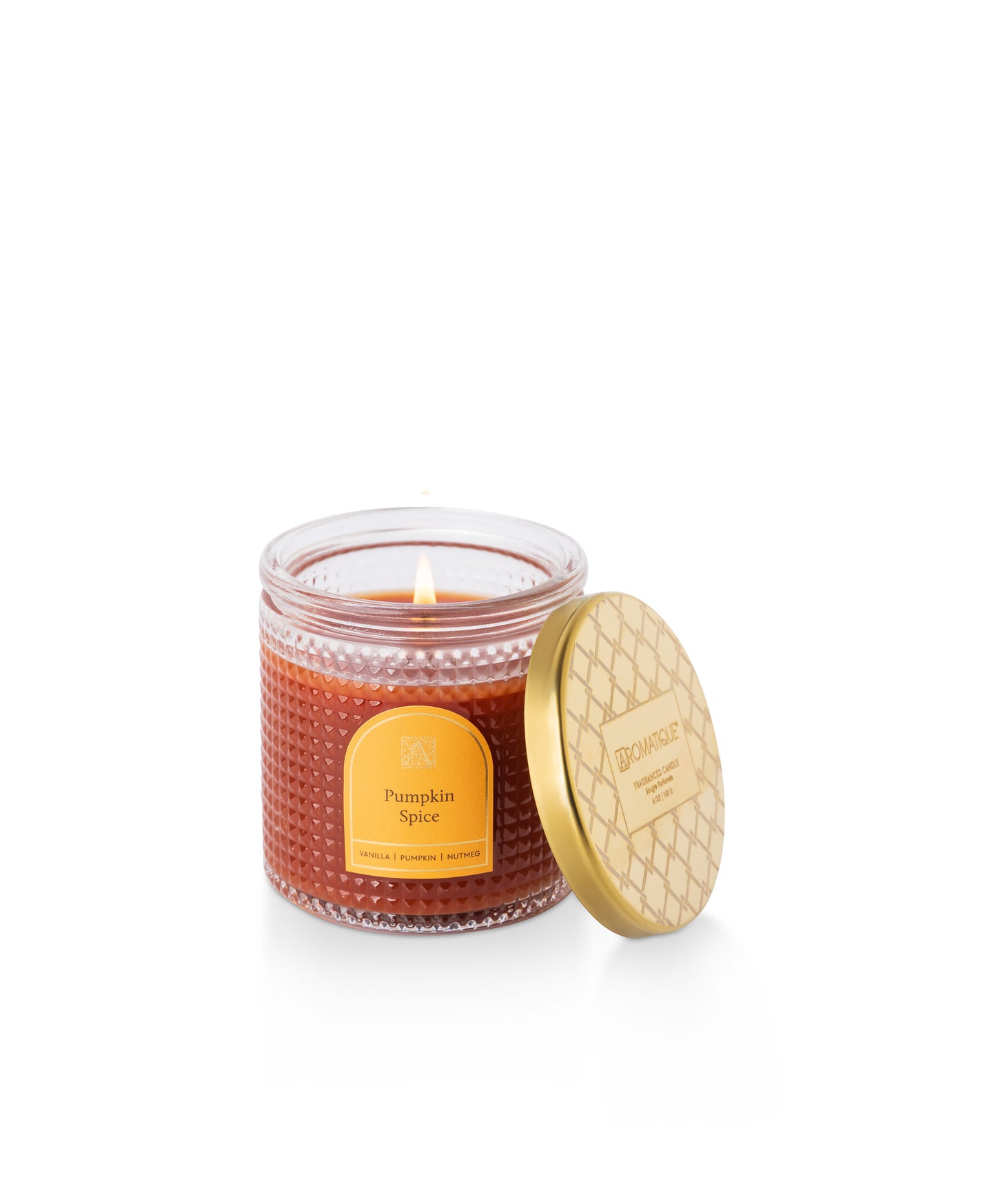 Pumpkin Spice - Textured Glass Candle