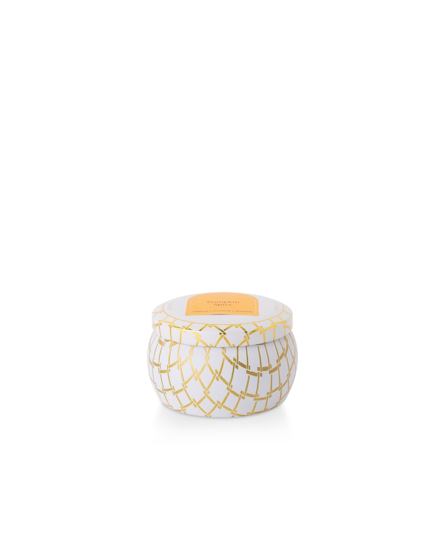 Pumpkin Spice - Printed Tin Travel Candle