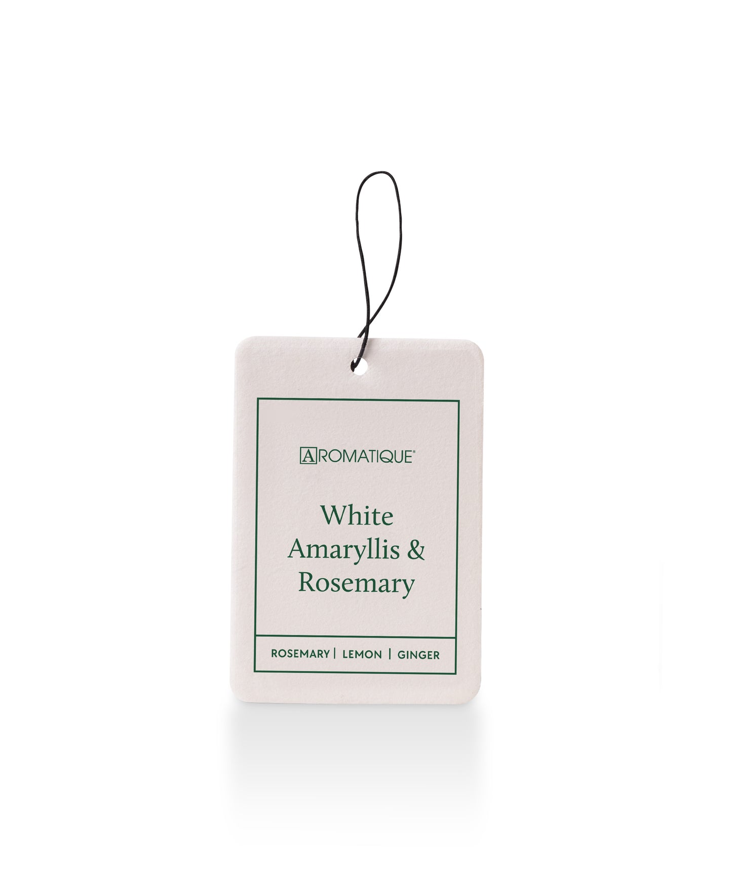 White Amaryllis & Rosemary - Aroma Card