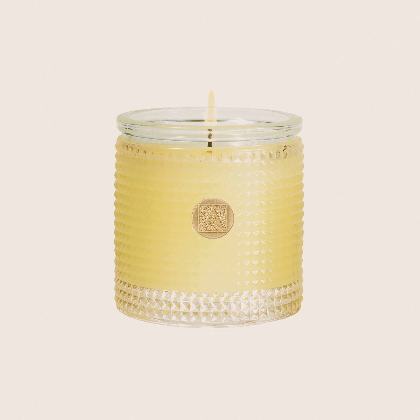 Load image into Gallery viewer, Orange &amp;amp; Evergreen - Textured Glass Candle
