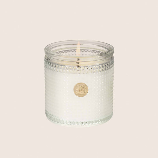 Load image into Gallery viewer, Bourbon &amp;amp; Bergamot - Textured Glass Candle
