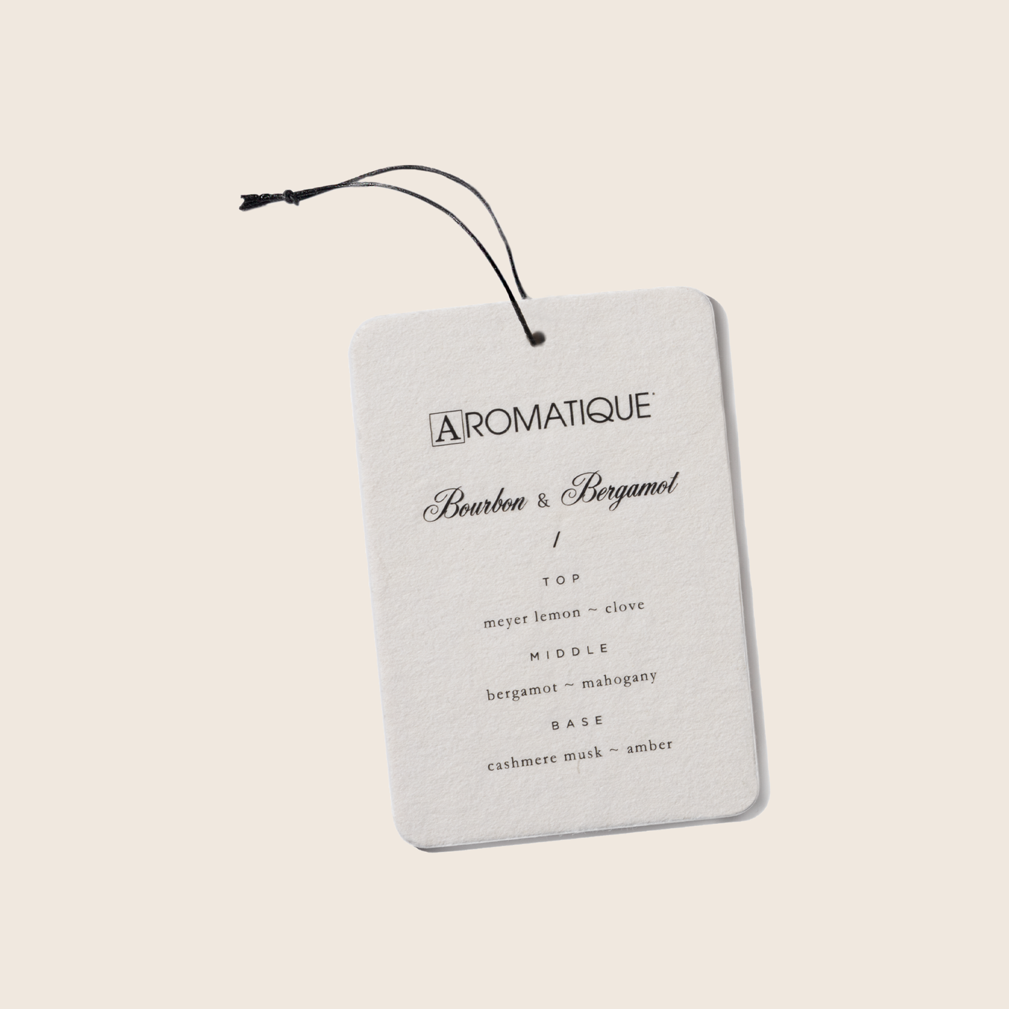 Bourbon & Bergamot - Aroma Card
