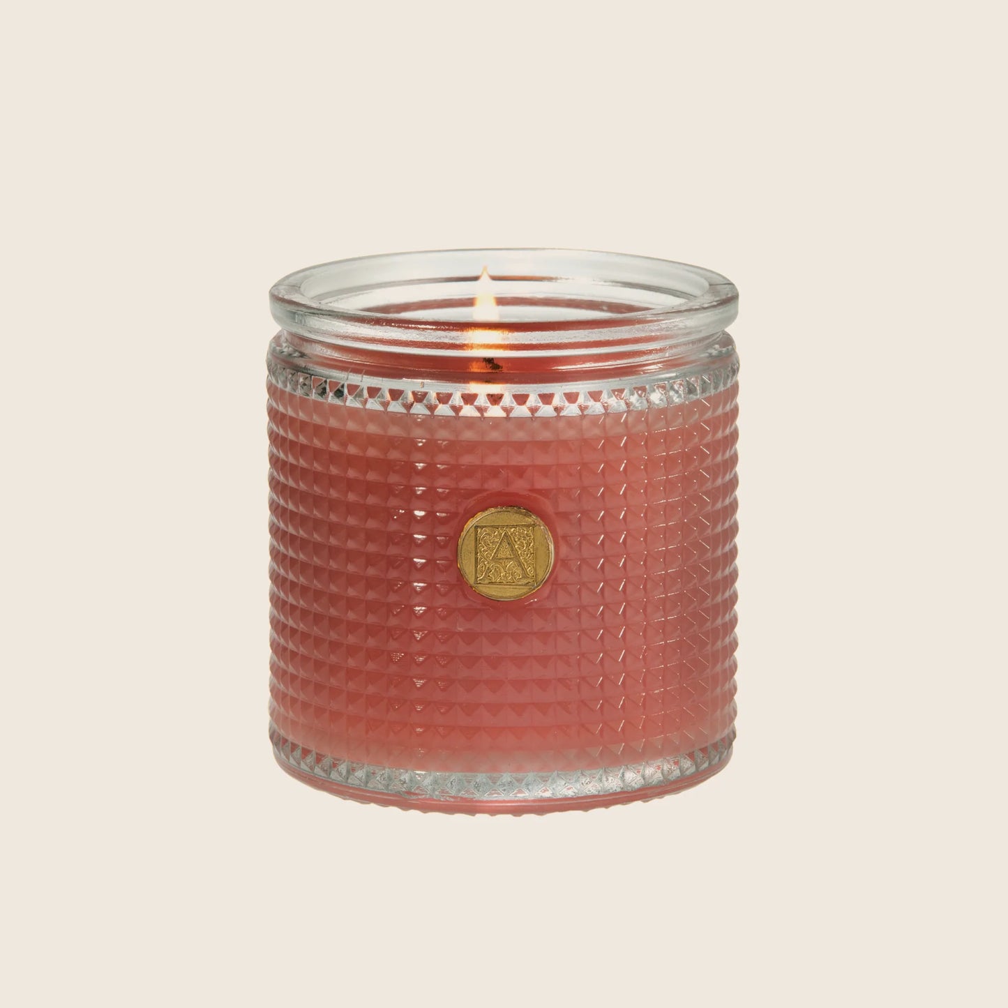 Pomelo Pomegranate - Textured Glass Candle