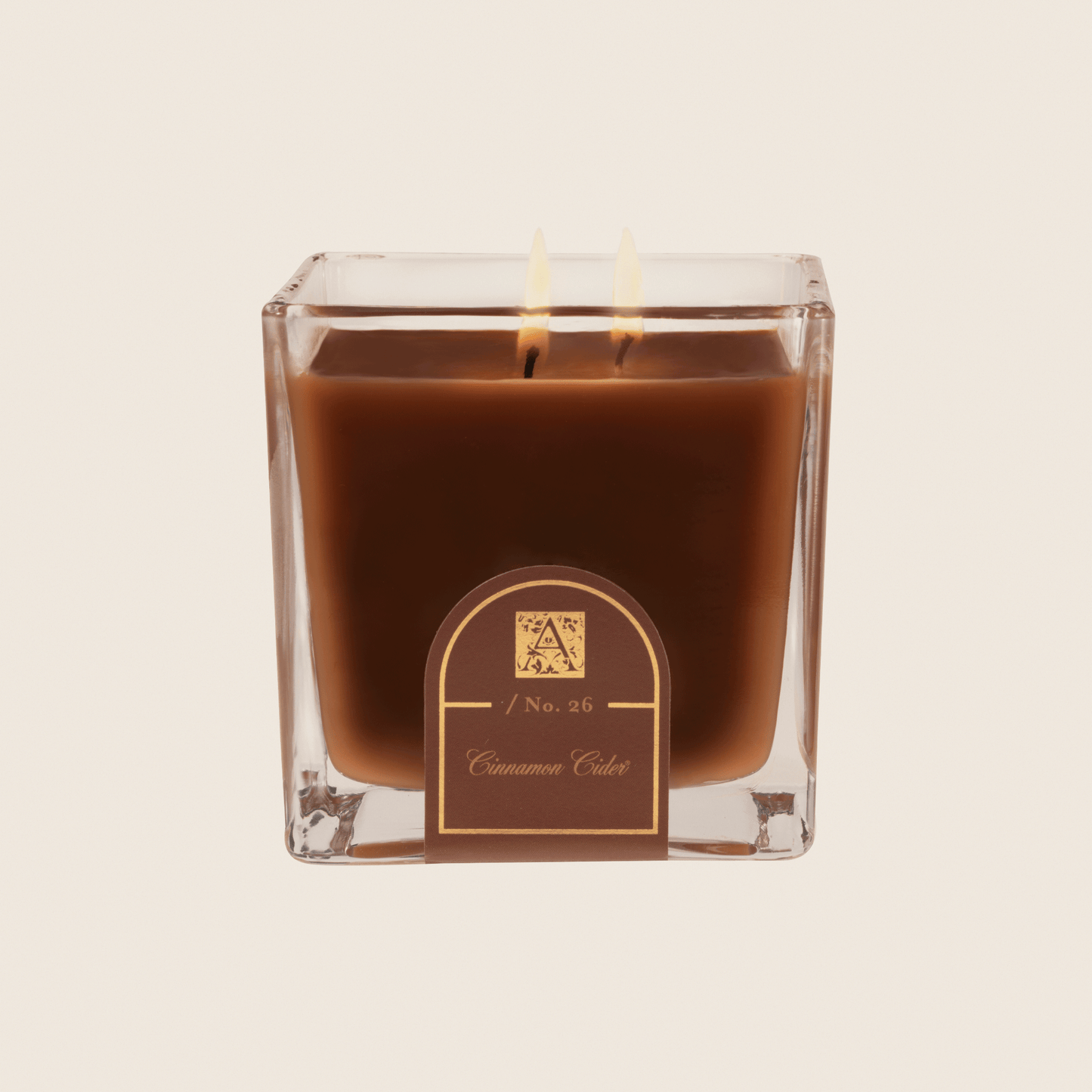 Cinnamon Cider - Cube Glass Candle
