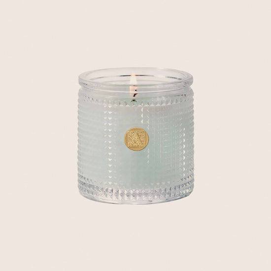 Cotton Ginseng - Textured Glass Candle