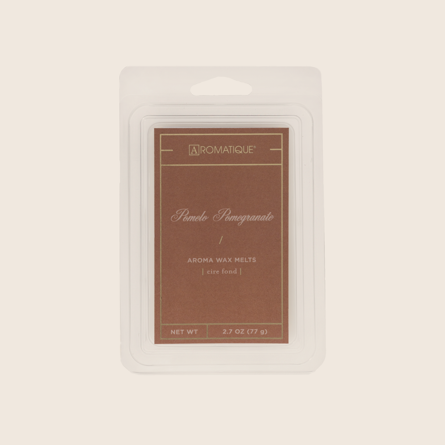 Pomelo Pomegranate is the essential summertime scent, with a sweet citrus blend of oroblanco pomelo and pomegranate musk, infused with a hint of clementine blossoms. Aromatique Wax Melts are a set of 8 cubes that contain 100% food-grade paraffin wax and a highly fragrant aroma - no wicks or flames needed. 