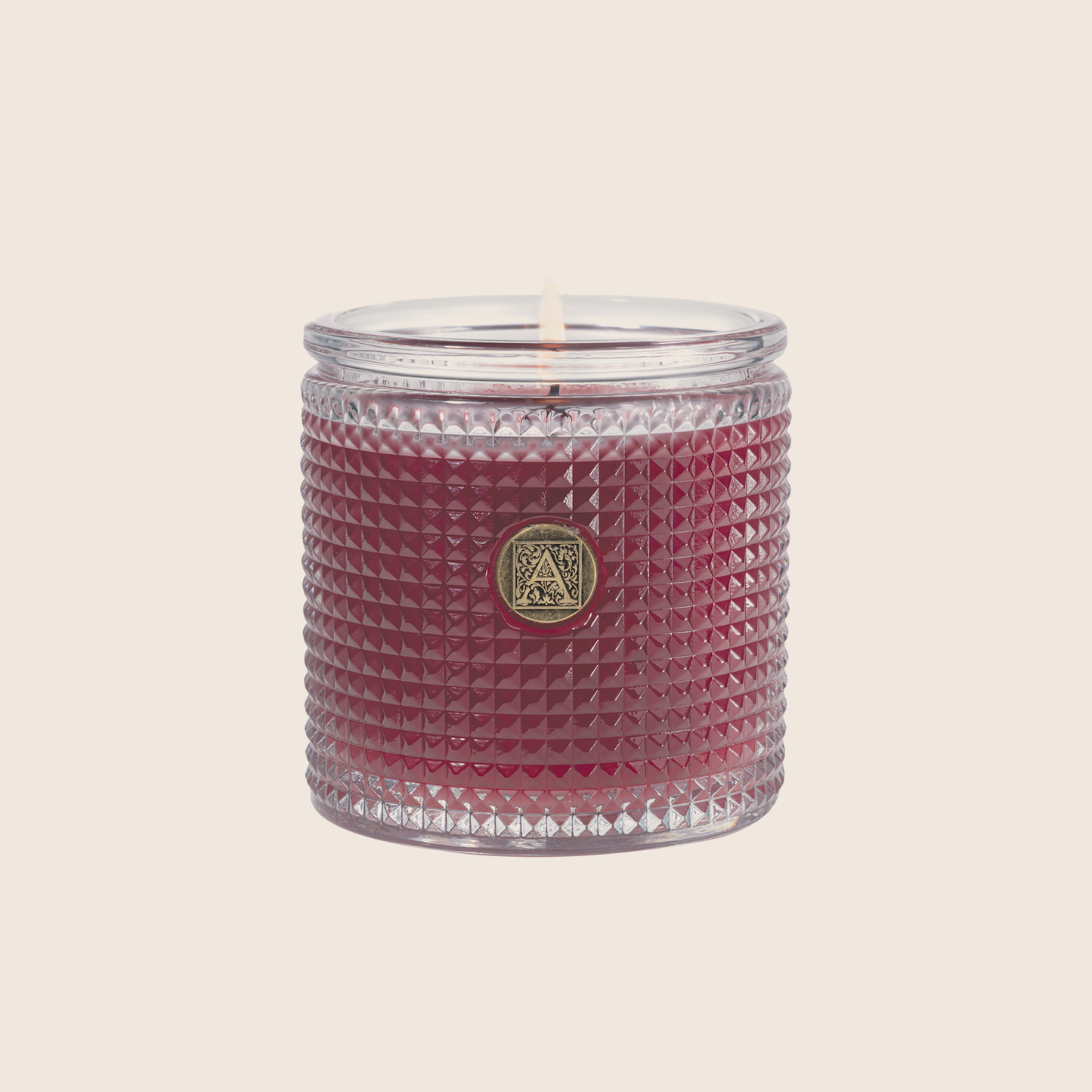 Vanilla Rosewater - Textured Glass Candle