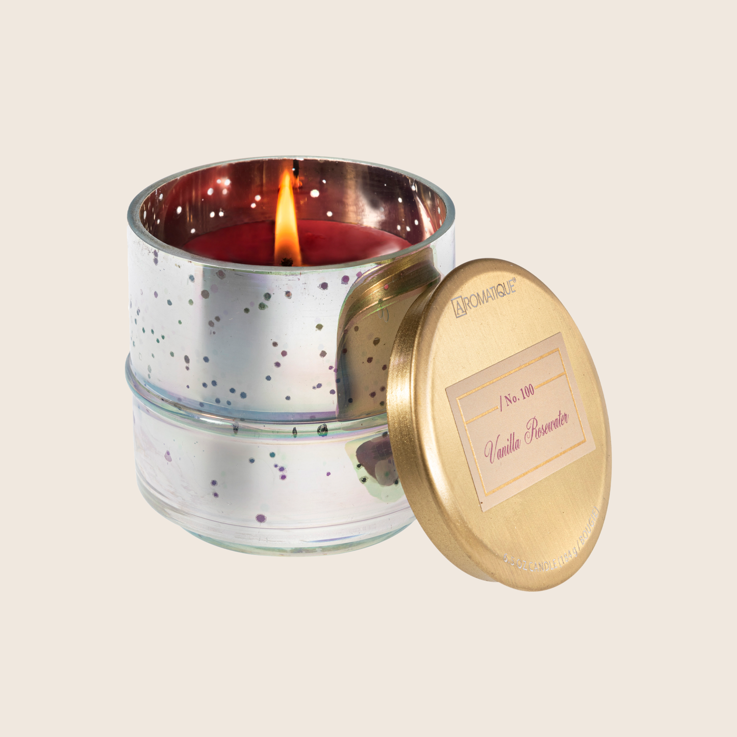 Vanilla Rosewater - SM Metallic Candle
