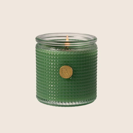 In The Garden - Textured Glass Candle