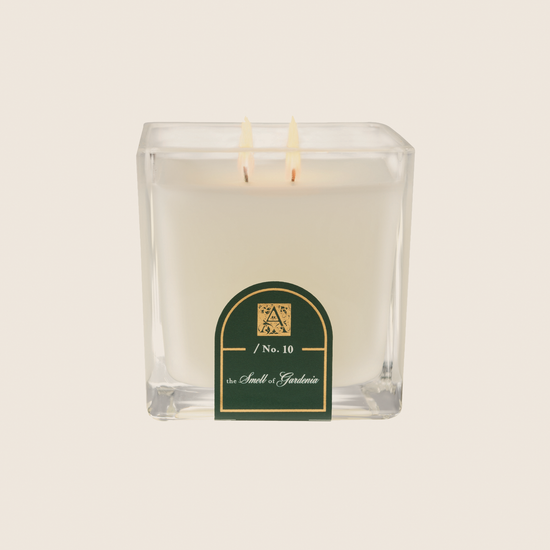 The Smell of Gardenia - Cube Glass Candle