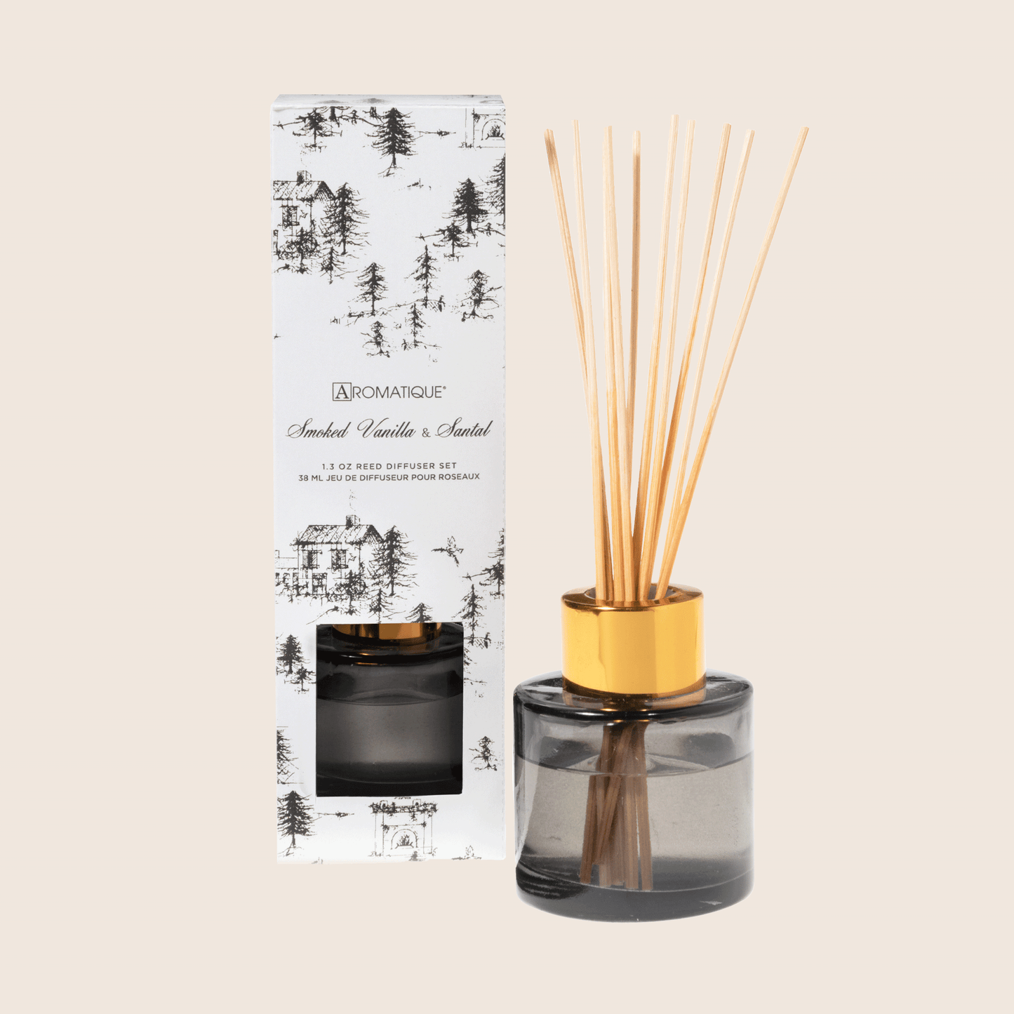 Smoked Vanilla & Santal - Mini Diffuser Set