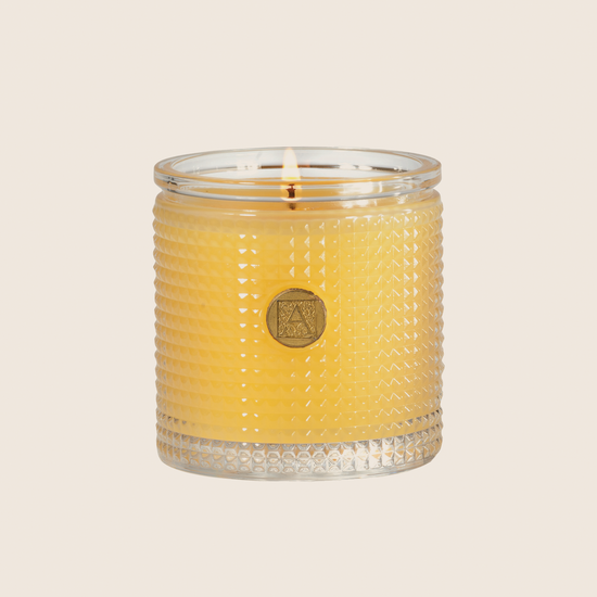 Agave Pineapple - Textured Glass Candle