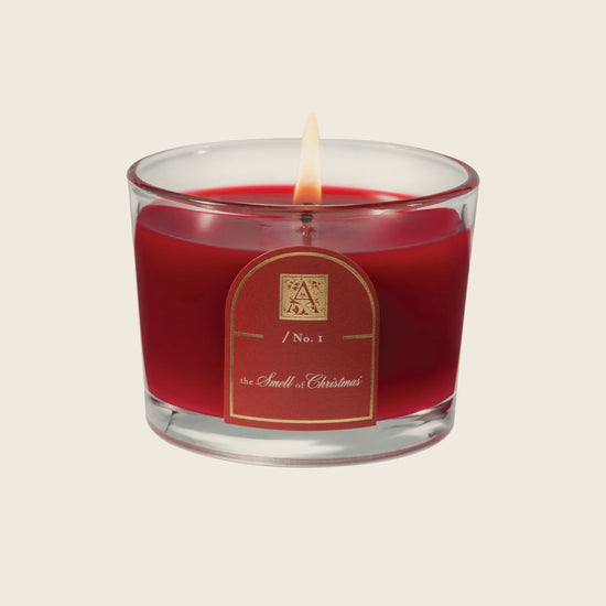 Load image into Gallery viewer, The Smell of Christmas - Petite Glass Tumbler Candle
